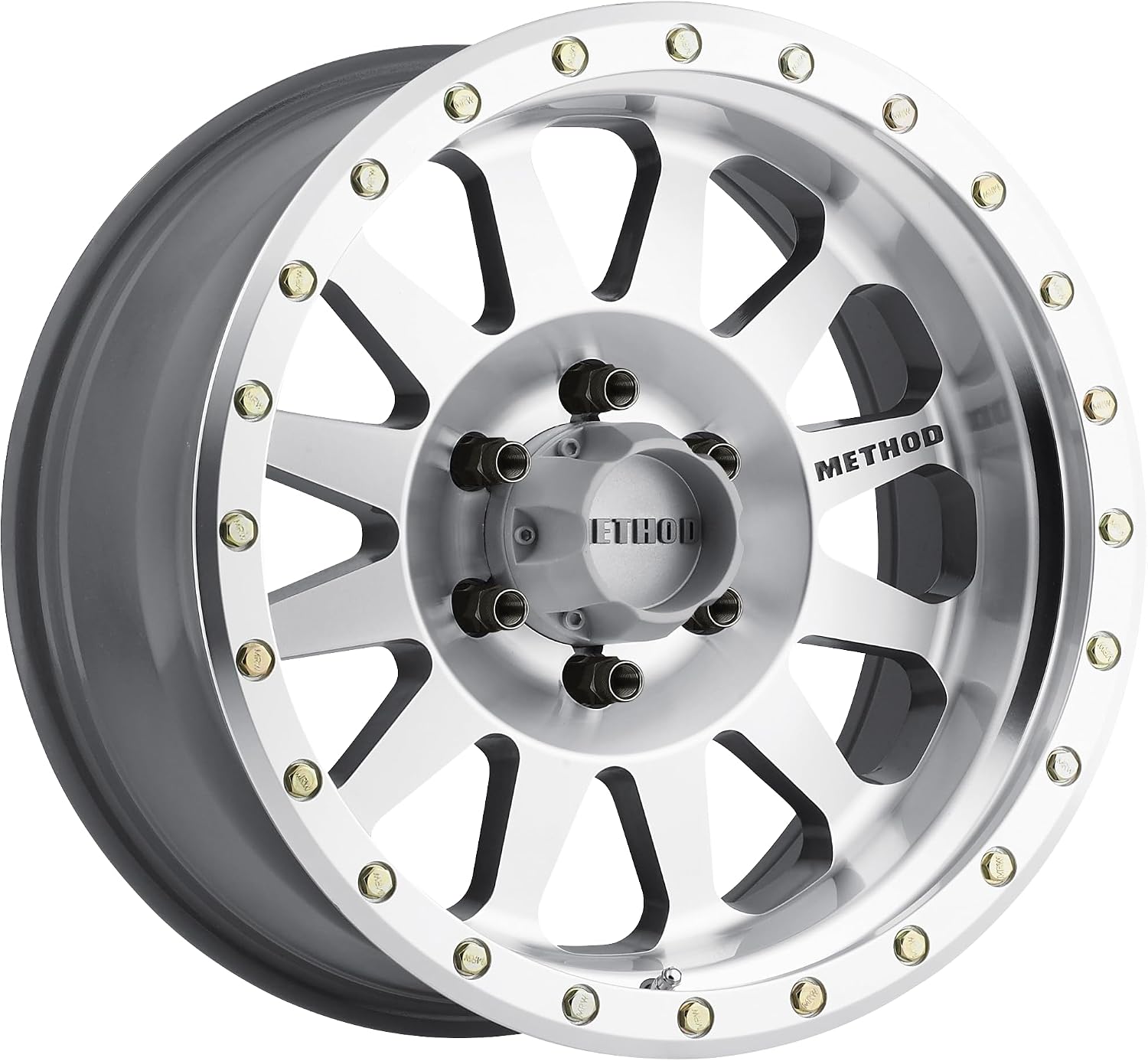 Method Race Wheels 304 Double Standard Machined/Clear Coat 18x9' 6x5.5', 12mm offset 4.5' Backspace, MR30489060312N