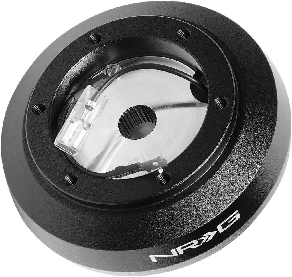 NRG Innovations SRK-122H Steering Wheel Short Hub Adapter Kit + LED Keychain Flashlight, Black (NRG-SRK/122H)