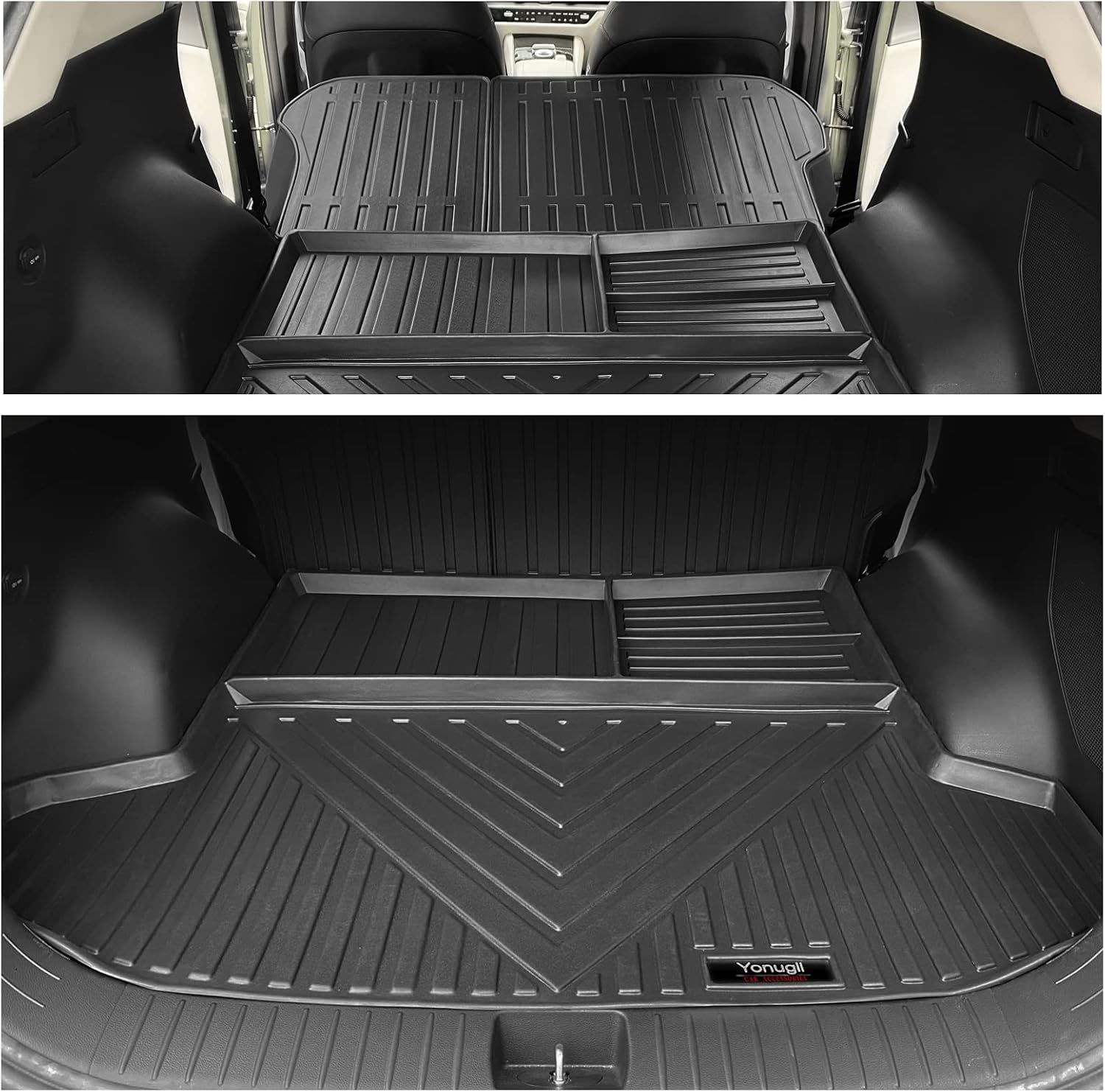 Custom for 2023 2024 2025 Kia Sportage Floor Mats Cargo Liner and Backrest Mats All Weather TPE Protection for Kia Sportage Accessories (Fit All Models)