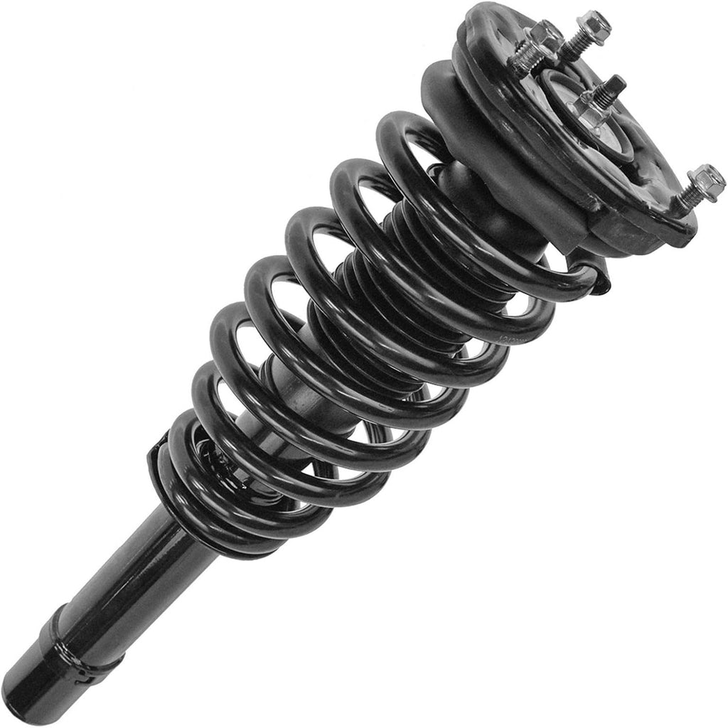 TRQ Front Suspension Kit Complete Strut & Coil Spring Assembly Sway Bar Stabilizer Link Compatible with 2000-2005 Hyundai Sonata 2001-2006 Kia Optima