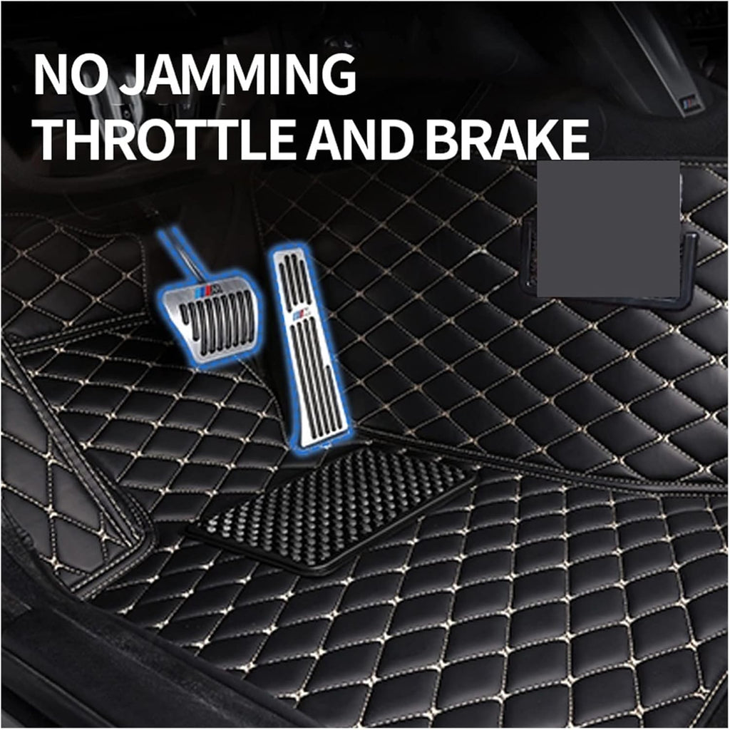 Floor Carpet Mats Compatible with M/W X3 G01 18-21 Foot Mat Acoustic Fabric Upholstery Floor Mats Cargo Liner Interior Accessories Automobiles Parts(Black -red line)