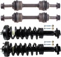 TRQ Front Suspension Kit Shock & Spring Strut Assembly Sway Bar Stabilizer Link Compatible with 2015-2020 Ford F-150