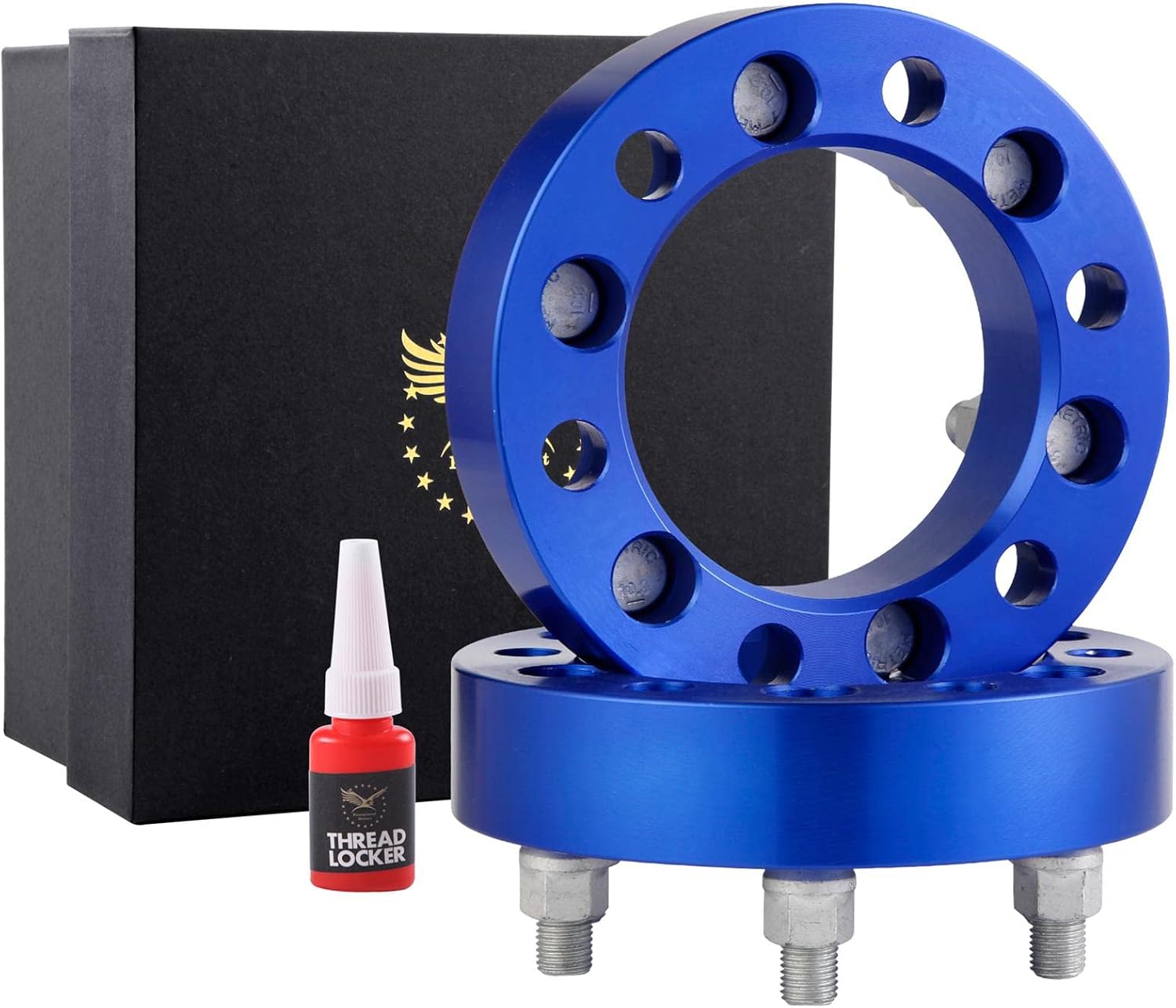 6x5.5 to 6x135 Forged Wheel adapters 1.5 inch with M14x1.5 Studs for Aftermarket Wheels with 6x135 PCD, Compatible with Chevy Silverado Tahoe Suburban Yukon Sierra