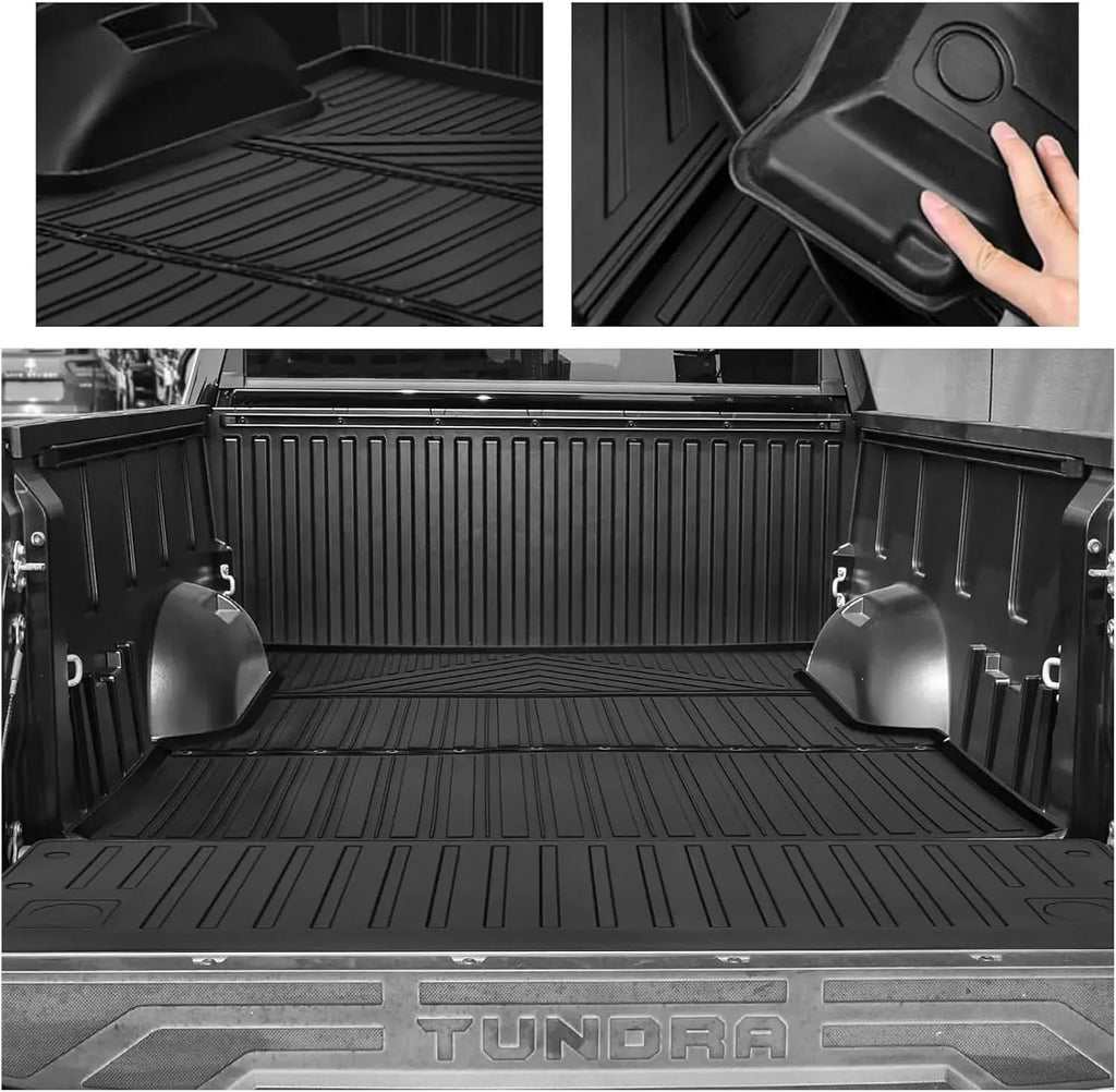 Floor Mats Cargo Liner Compatible with Chrysler Pacifica Voyager 2017-2025 Accessories TPE All Weather Cargo Trunk Liner Protection(White)