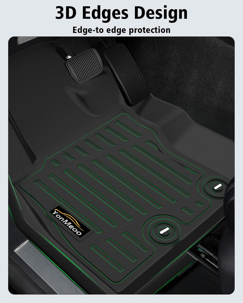 Floor Mats Fit for Forester Hybrid 2025 2026 Trunk Mat with Backrest Mat All Weather TPE Rubber Cargo Liner Back Seat Protector Full Set for Forester 2025 Plug-in Hybrid Accessories, Black