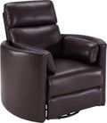 Parker Living Radius - Florence Brown - Powered by Freemotion Cordless Power Swivel Glider Recliner for Adults with USB and Type-C Ports, Single Sofa Chair for Living Room