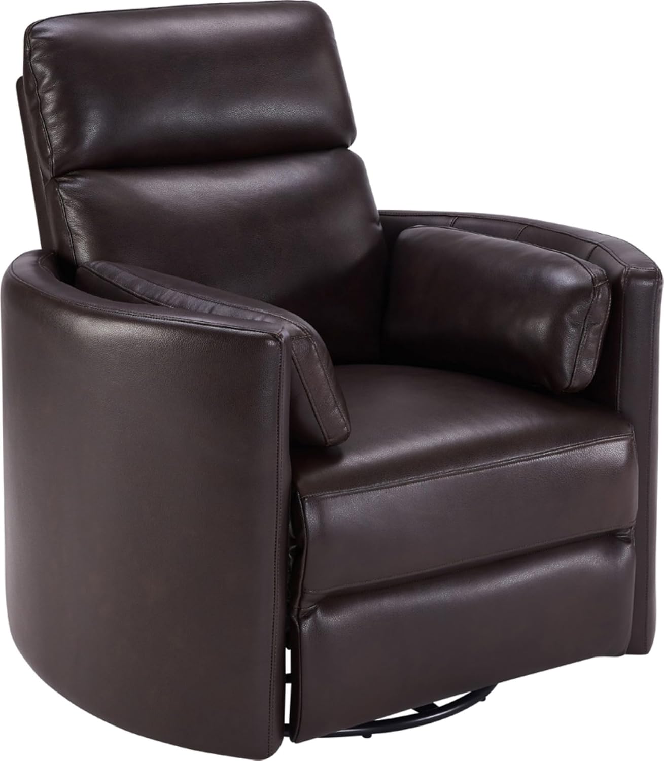 Parker Living Radius - Florence Brown - Powered by Freemotion Cordless Power Swivel Glider Recliner for Adults with USB and Type-C Ports, Single Sofa Chair for Living Room