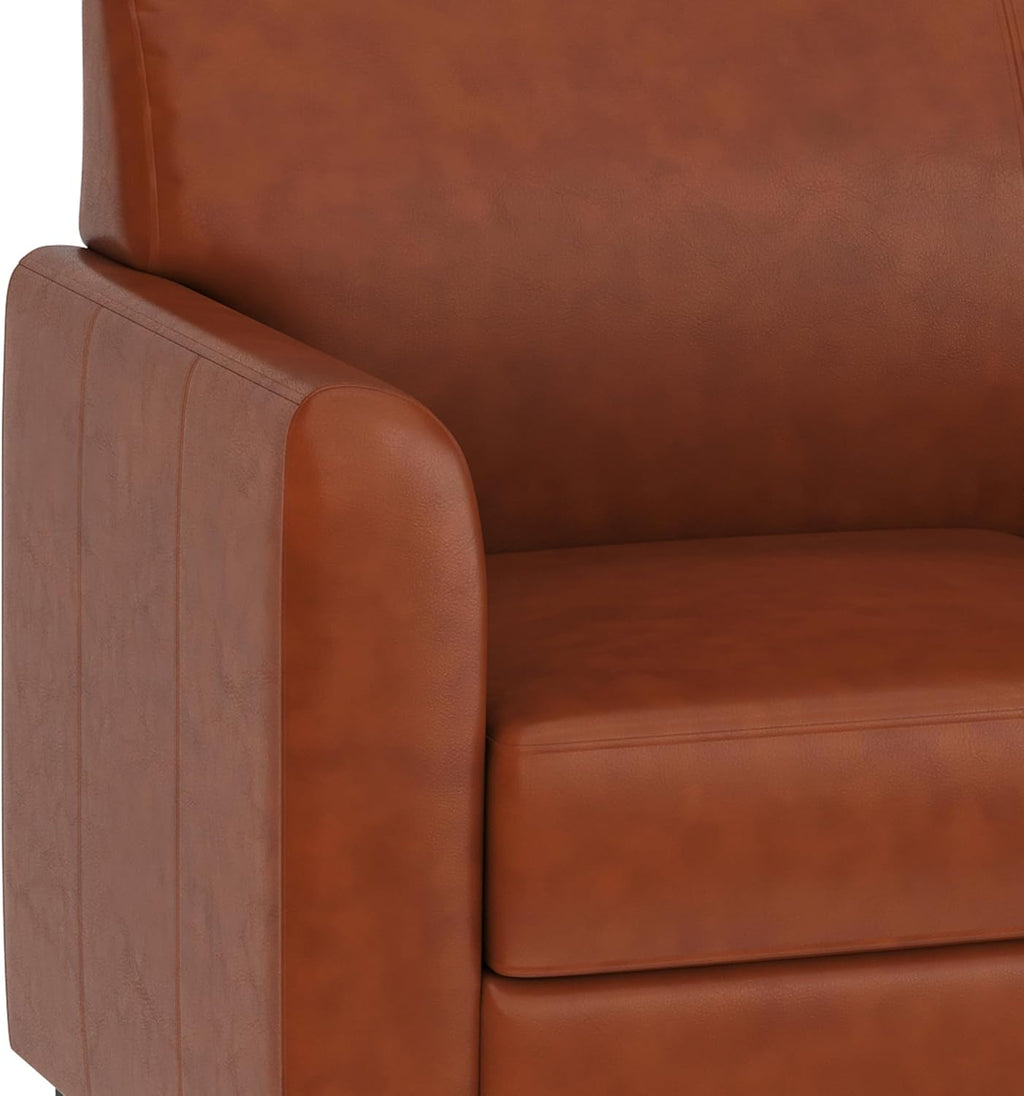 Flash Furniture HERCULES Diplomat Series Cognac LeatherSoft Loveseat