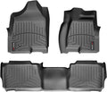 WeatherTech Custom Fit FloorLiners for Hummer H2-1st & 2nd Row (44284-1-2), Black