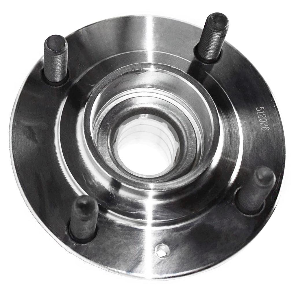 Detroit Axle - Rear Wheel Hub and Bearings Assembly Replacement for 1992-1998 Hyundai Sonata 4 Lug w/ABS - 2pc Set