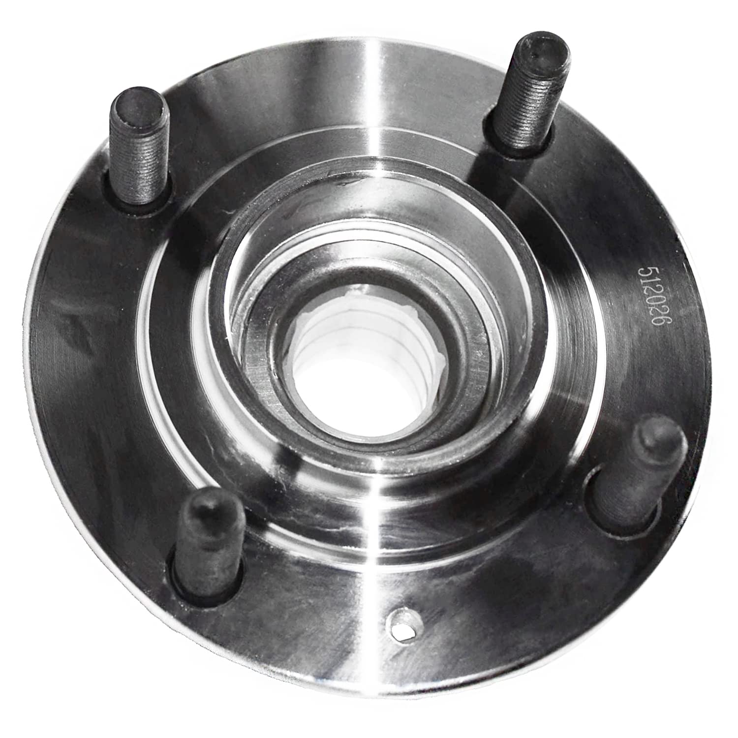 Detroit Axle - Rear Wheel Hub and Bearings Assembly Replacement for 1992-1998 Hyundai Sonata 4 Lug w/ABS - 2pc Set