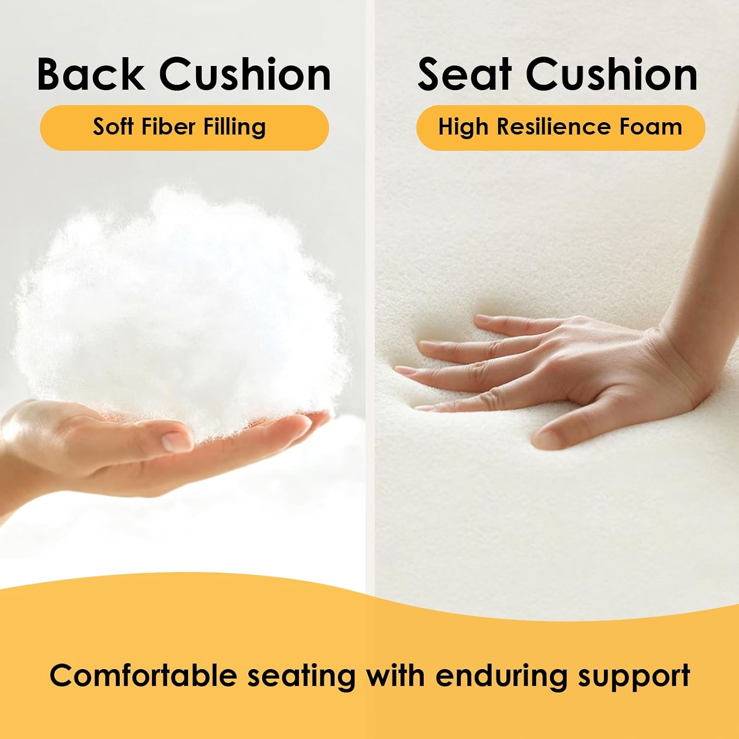 Outdoor High Back Chair Cushion, 2 Pack 48 x 24 inches Patio Chair Cushions Water Repellent Rocking Cushions Indoor Furniture Seat Pad with 2 Pillows, Navy