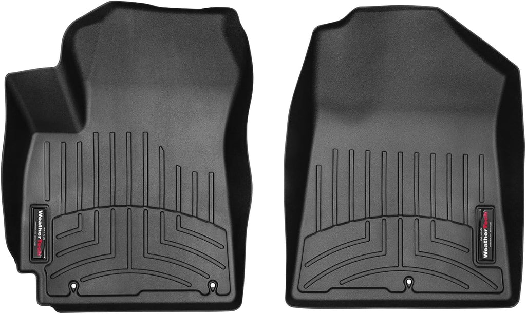 WeatherTech Custom Fit FloorLiners for Kia Soul - 1st Row (4415231), Black