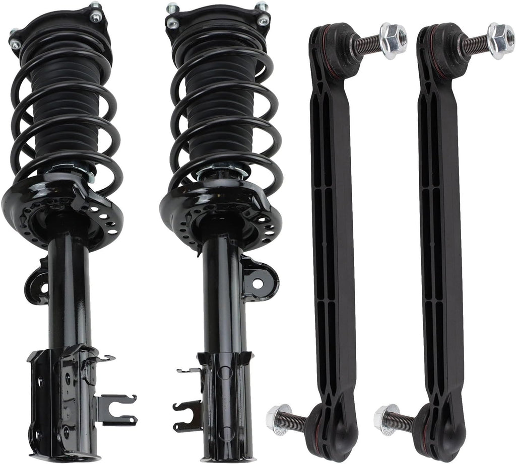 TRQ Front Suspension Kit 4 Piece for Jeep | for 2015-2021 Jeep Renegade FWD To 7/31/20 Production Date