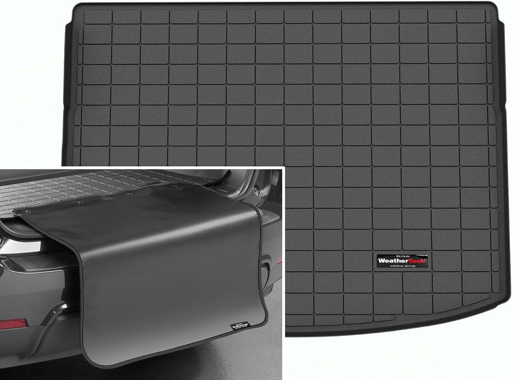 WeatherTech Cargo Trunk Liner with Bumper Protector for Honda CR-V, CR-V, Cargo Tray in Lowest w/Bumper Protector (401568SK), Black