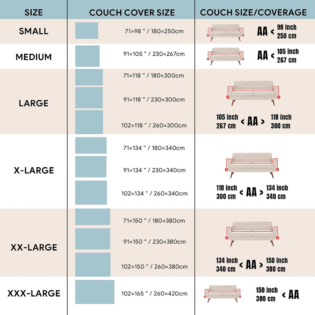 Cloud Like Sofa Cover%100 Pure Cotton, Green Couch Covers for 3 Seater Sofa, Sectional L Shape, U Shape, 4 Layered Natural Muslin Washable Boho Couch Cover (Green, 70x134/177x340cm)