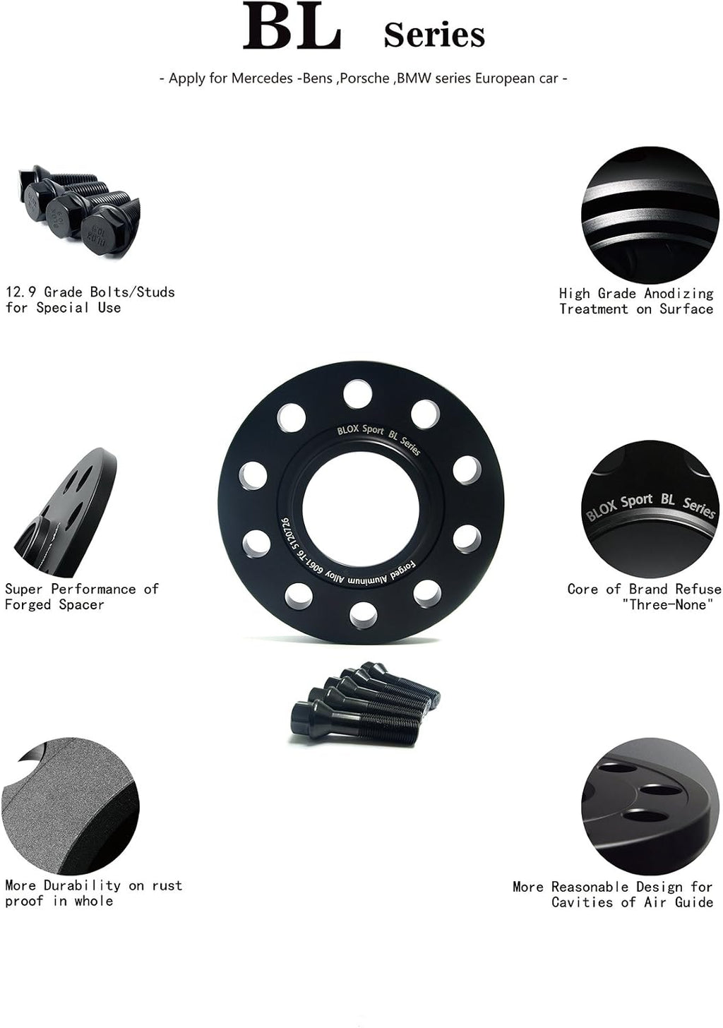 1pair 15MM 5x110 CB65.1 Hub Centric Wheel Spacers with M14x1.5 bolts for Alfa Romeo 159 Bera Giulia Stelvio Spider