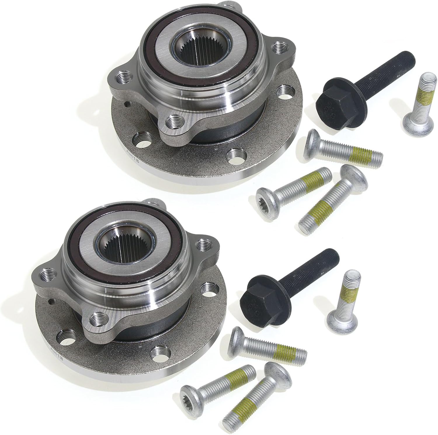Front Wheel Hub Bearing Screws Bolts Assembly Fit for VW Jetta Golf GTI Tiguan Passat Audi A3 TT