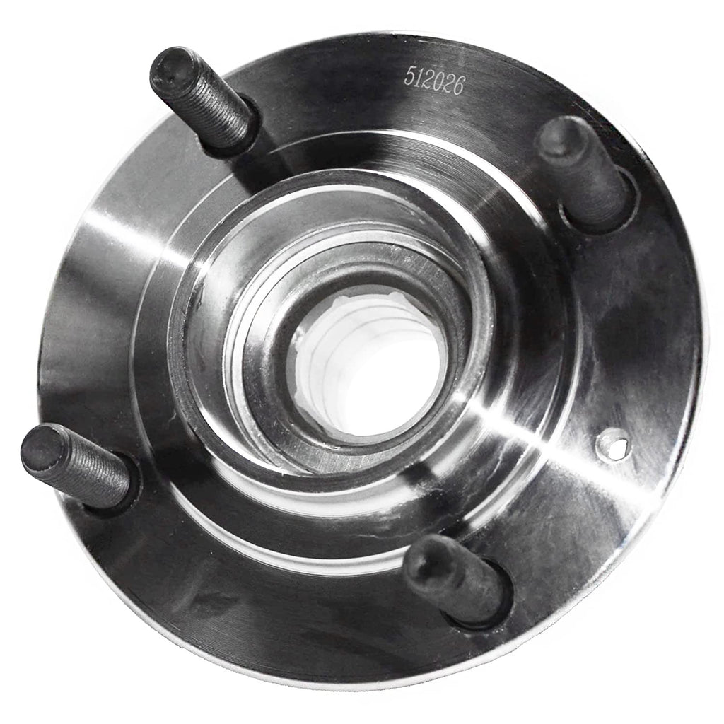 Detroit Axle - Rear Wheel Hub and Bearings Assembly Replacement for 1992-1998 Hyundai Sonata 4 Lug w/ABS - 2pc Set