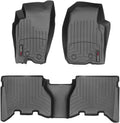 WeatherTech Custom Fit FloorLiners for Jeep Grand Cherokee - 1st & 2nd Row (441214-1-2), Black
