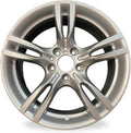18' New Single Silver REAR Wheel for BMW 3 & 4 SERIES ACTIVEHYBRID 2012-2020 OEM Design Replacement Rim