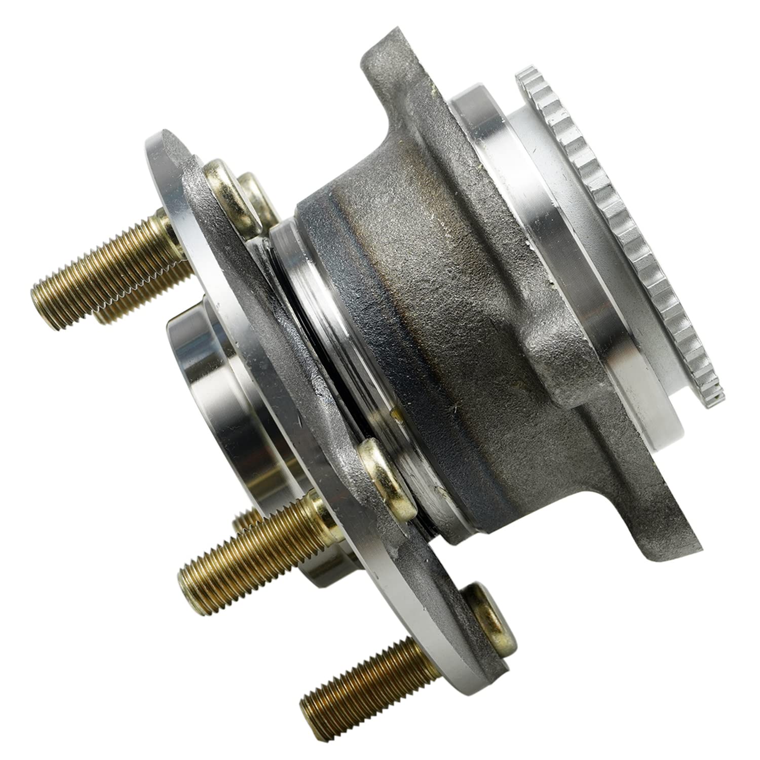 Detroit Axle - 2pc FWD Rear Wheel Bearing Hubs for 04-08 10-11 Mitsubishi Endeavor, 2 Wheel Bearing and Hubs Assembly 2004 2005 2006 2007 2008 2010 2011 Replacement