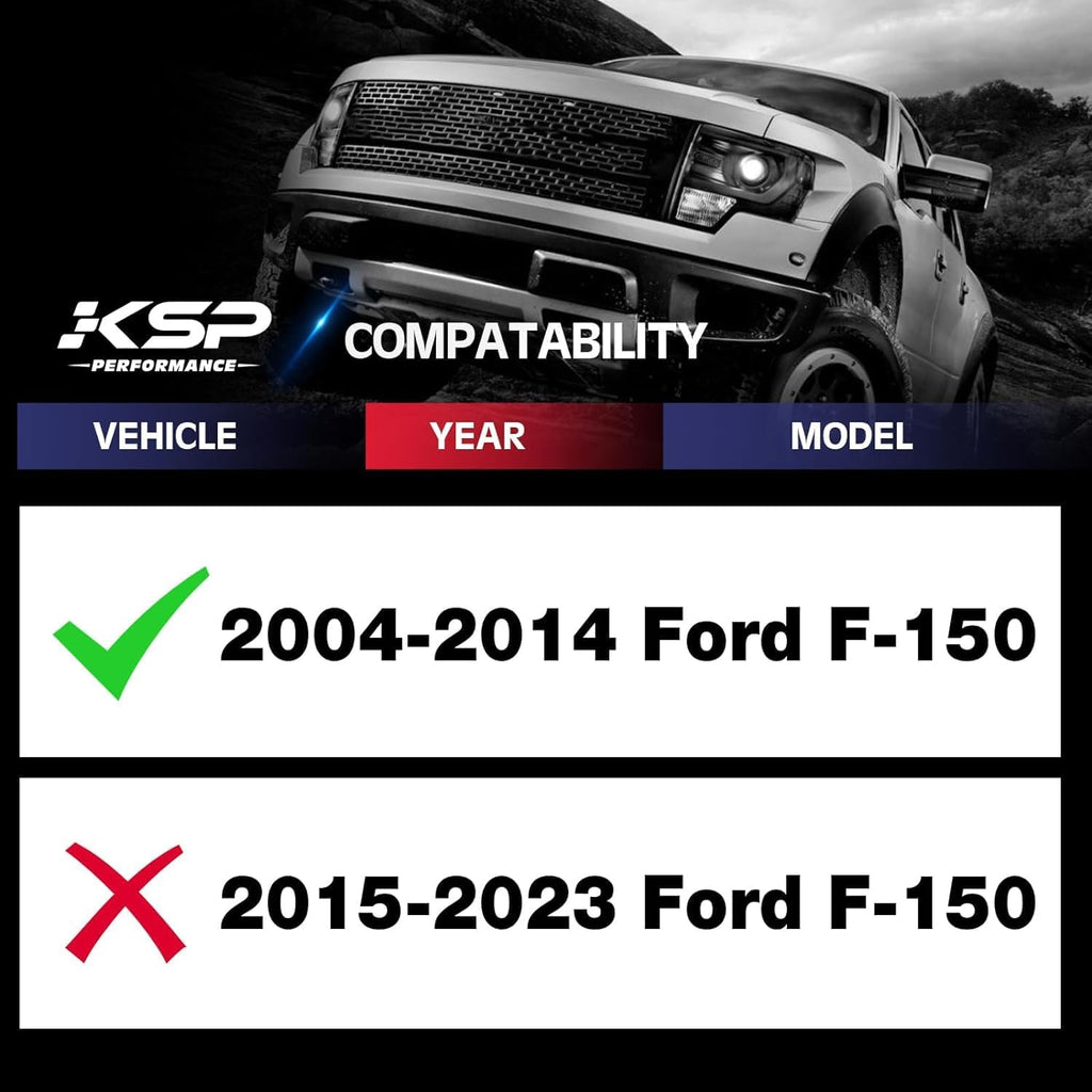 KSP 6x135 Wheel Spacers for f150 2004-2014, 1.5'(38mm) Spacer with Hub Lip Compatible with Ford Expedition 2003-2014, Forged Spacer with M14X2 Thread 87.1mm Center Bore fit Navigator Mark LT 2005-14