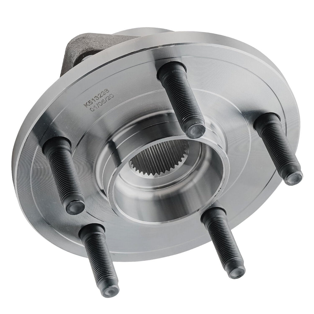 Detroit Axle - Front 2pc Wheel Bearing Hubs for 2005-2010 Dodge Dakota, 2006-2009 Mitsubishi Raider, 2 Wheel Bearing & Hubs Assembly Set 2006 2007 2008 2009 Replacement