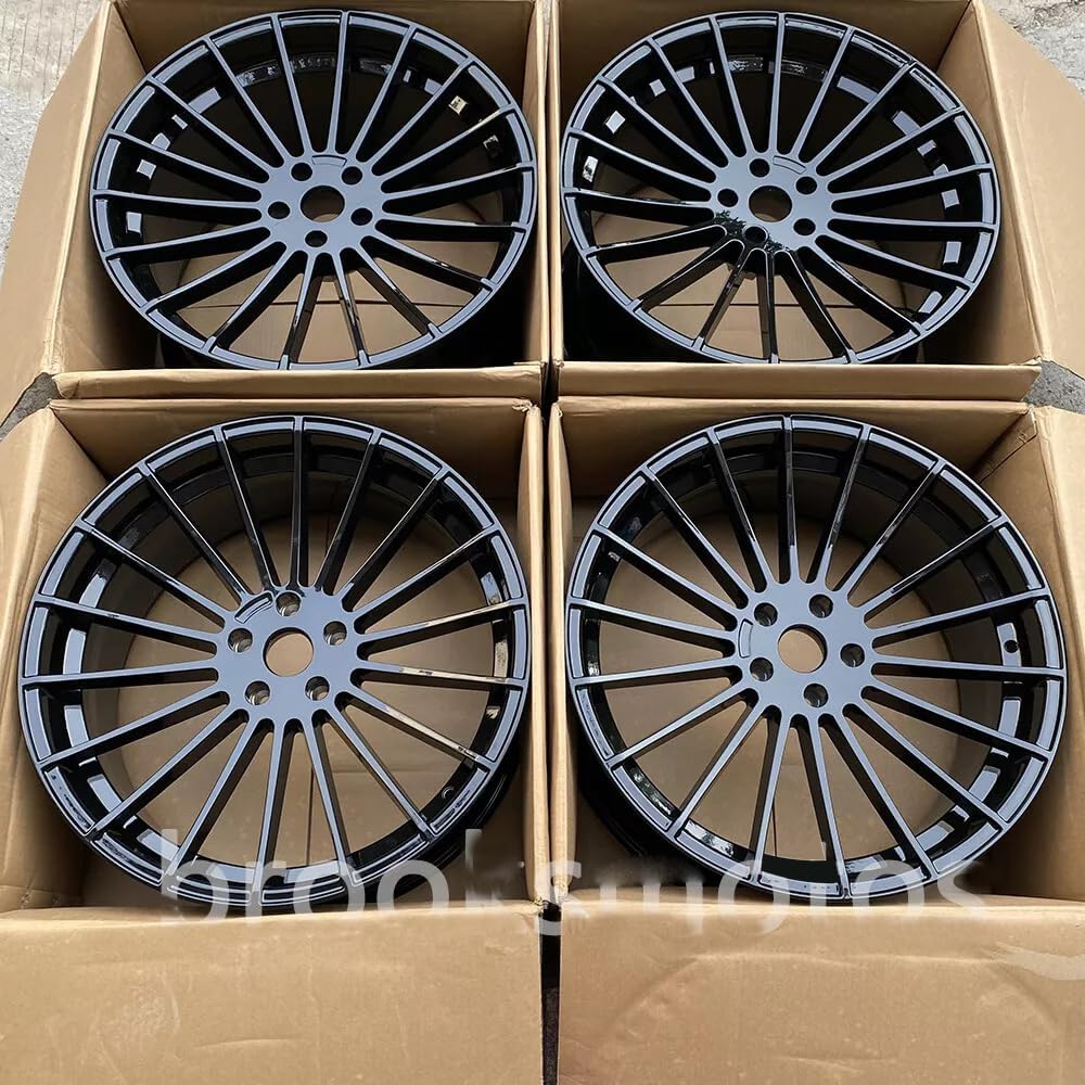 Generic 22'' HM STYLE GLOSS BLACK WHEEL RIM FIT BMW X5 E70 F15 X6 E71 F16 5X120 SET OF 4 e371