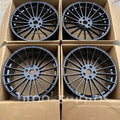 Generic 22'' HM STYLE GLOSS BLACK WHEEL RIM FIT BMW X5 E70 F15 X6 E71 F16 5X120 SET OF 4 e371