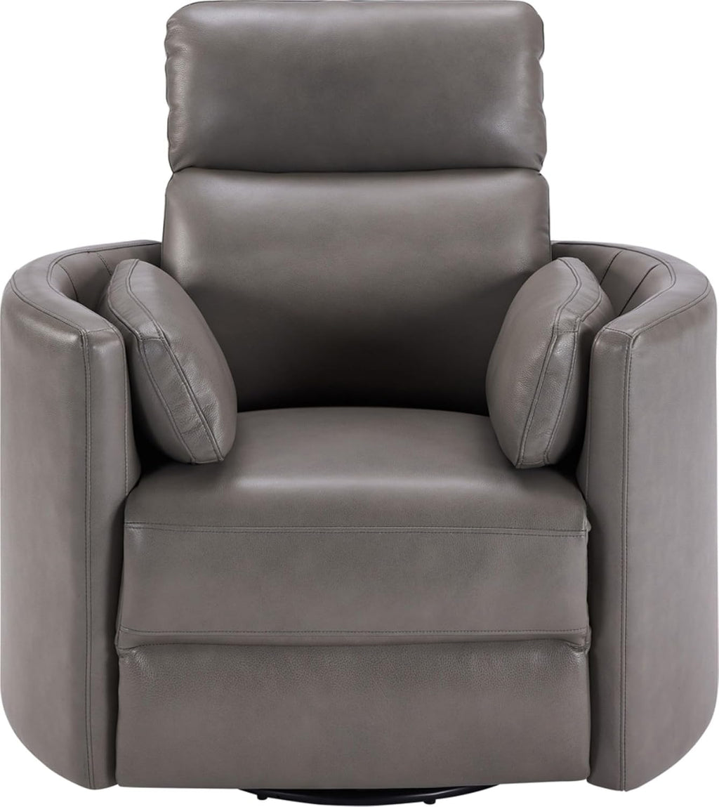 Parker Living Radius - Florence Heron - Powered by Freemotion Cordless Power Swivel Glider Recliner for Adults with USB and Type-C Ports, Single Sofa Chair for Living Room
