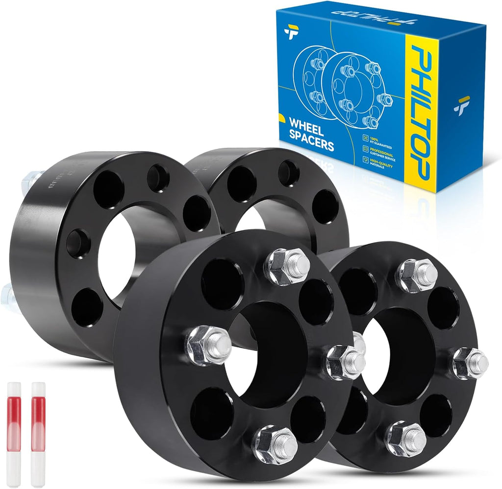 PHILTOP 4x4 2 inch Wheel Spacer, Lug-Centric Wheel Spacers for 2003-2013 Polaris Trail Boss 330, 1990-2006 Trail Blazer 250, 1999-2002 Trail Boss 325, Thread Pitch 1/2' x20, Centre Bore 59.3mm - 4pcs