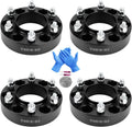6x5.5 Wheel Spacers 1.5 inch (6x139.7mm) PCD 93.1mm Hub Bore M12x1.5 Studs Aluminum CNC Wheel Adapters 4pcs Car Wheel Accessories Parts Fit for Ranger Bronco Ranger Eudm 2011-2021 Up Model