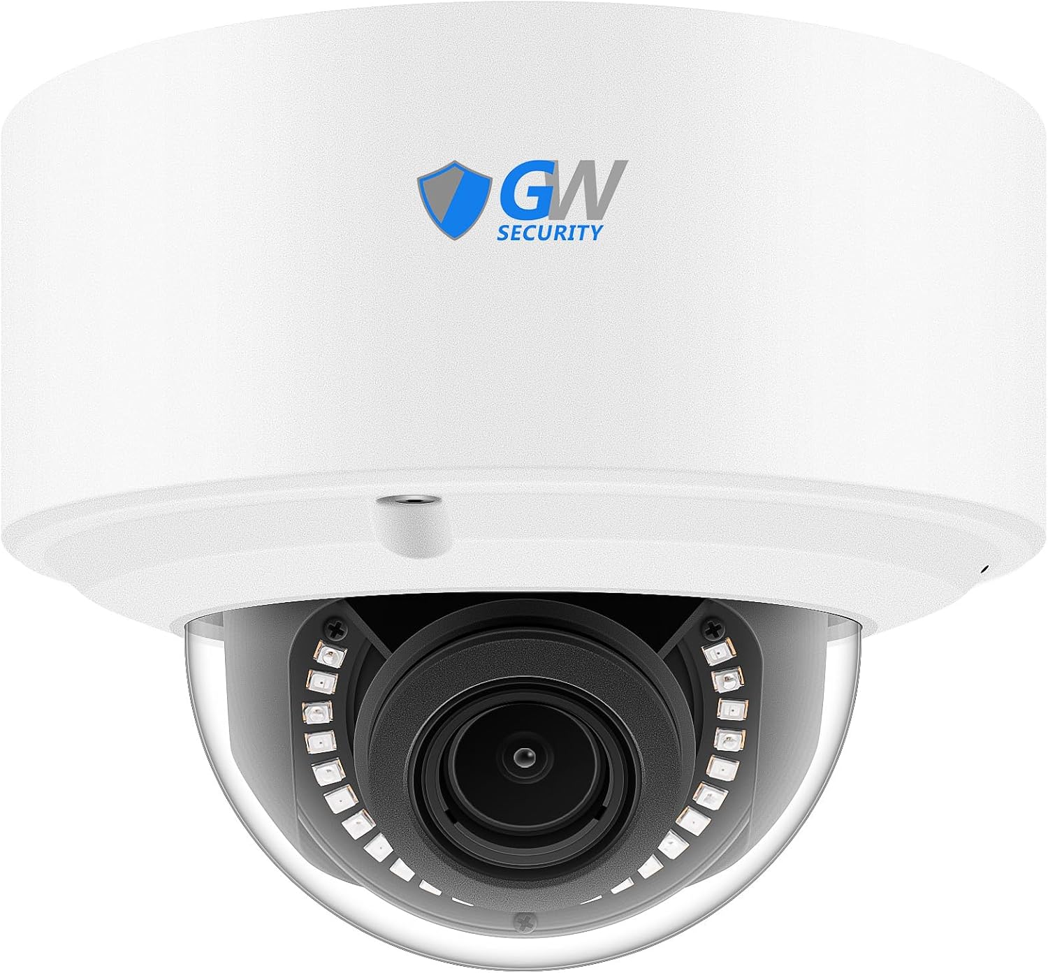 GW Security 8 Channel 8-Megapixel 4K (3840x2160) NVR with (8) UltraHD 4K 8MP 2.8~12mm Varifocal Zoom H.265+ Outdoor/Indoor Waterproof Microphone Audio&Video PoE IP Smart AI Dome Cameras