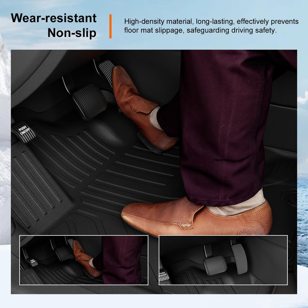 powoq 7 Seats Floor Mats Compatible with 2013-2020 Nissan Pathfinder Cargo Mat 13 Infiniti JX35 Floor Liner 14-20 Infiniti QX60 TPE Cargo Liner Replacement for 2013-2020 Pathfinder Accessories