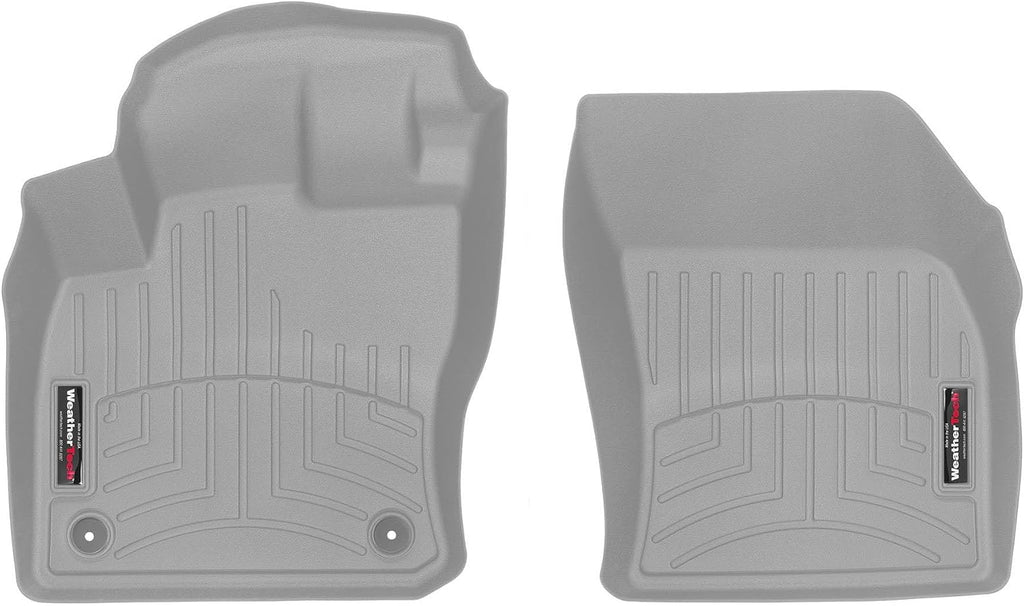 WeatherTech Custom Fit FloorLiners for VW Tiguan, Tiguan, 1st Row (4615631), Grey