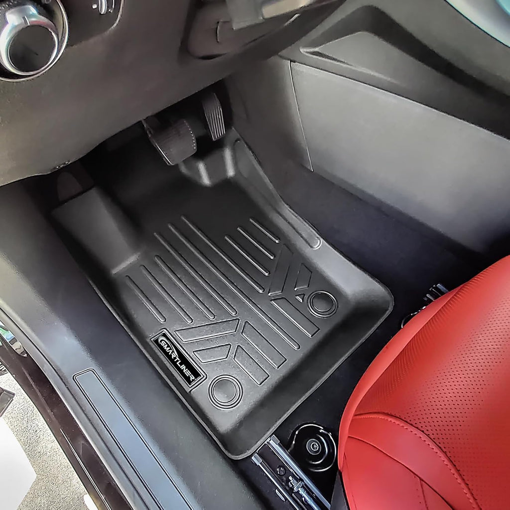 SMARTLINER All Weather Protection Custom Fit 1st Row Floor Mat Liner Set Compatible with 2023-2025 Dodge Hornet