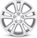 For 2015-2017 Chrysler 200 17 Inch Painted Hyper Silver Rim - OE Direct Replacement - Road Ready Car Wheel