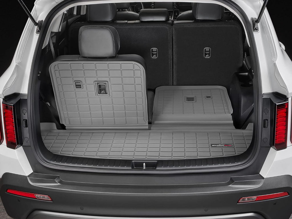 WeatherTech Cargo Trunk Liner for Kia Sorento, Sorento Hybrid, Sorento Plug-in Hybrid - Behind 3rd Row SeatBack (421407), Grey