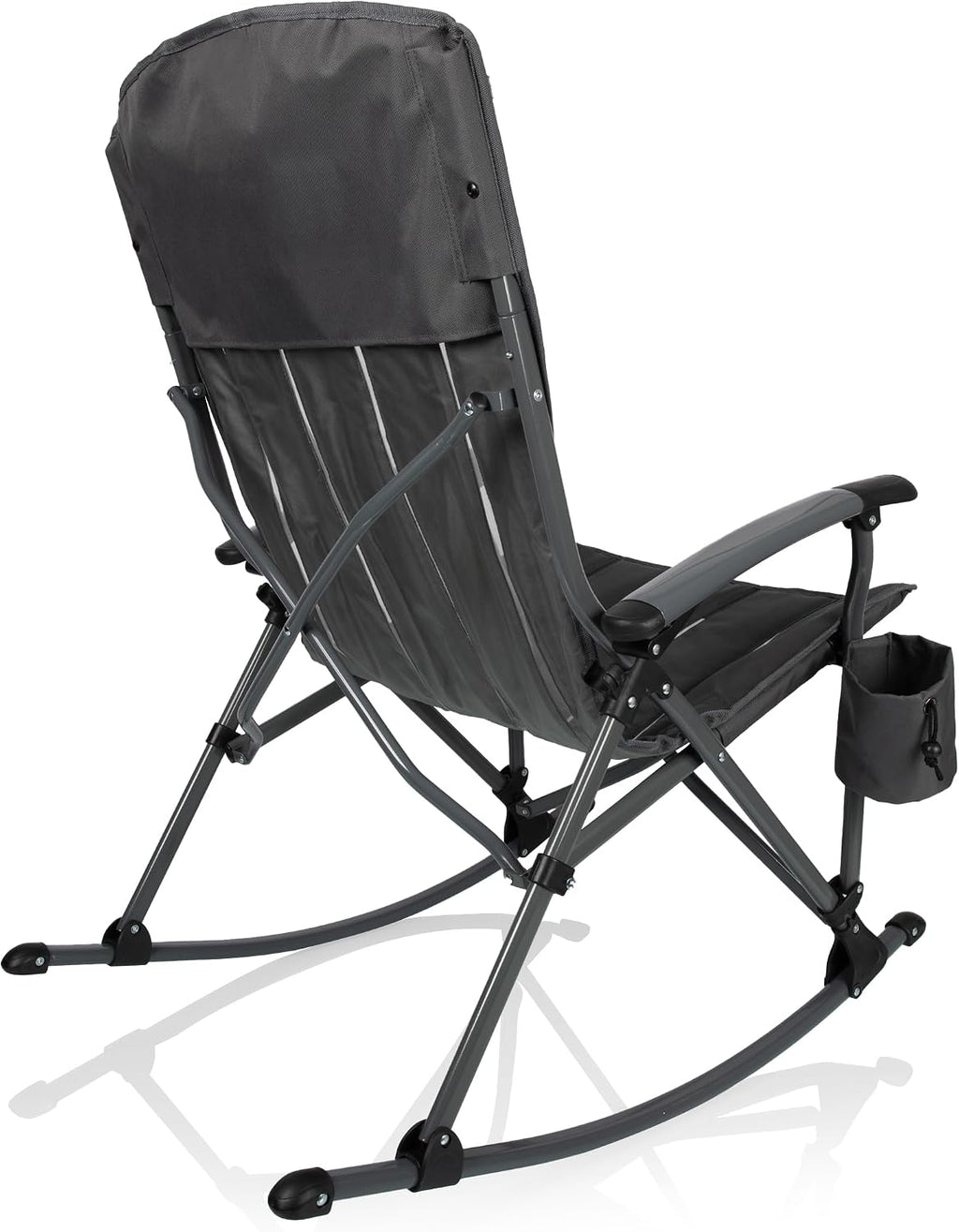 Picnic TIME Outdoor Rocking Camp Chair - XL Heavy Duty Camping Chair for Adults