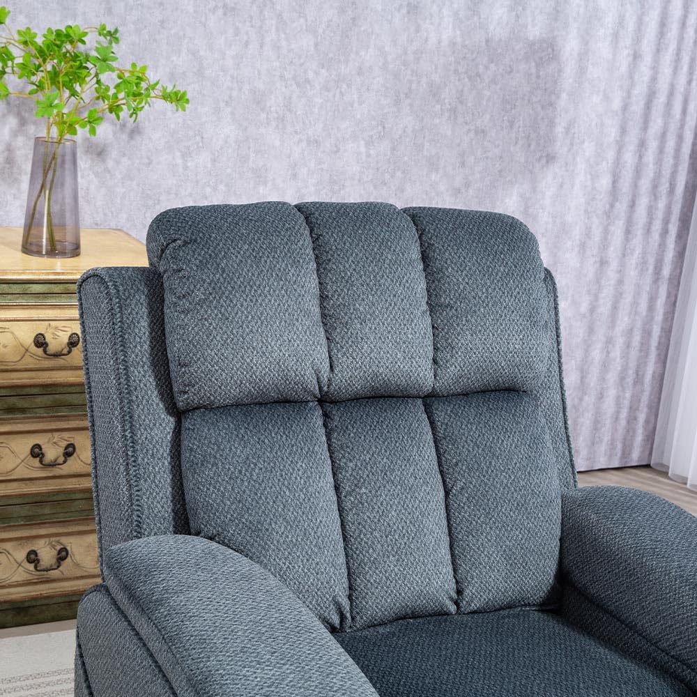 Lazy Boy Recliner Chair, Postoperative Recovery，Retractable 23'' Extra-Long Leg Support Lift Chair Hold up to 400lb，25.5'' Oversized Recliner seat for Big and Tall