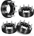 EVIL ENERGY 8x180 Wheel Spacers 2 inch Compatible with Chevy Silverado 2500 2011-2018, 8x180 mm 8 Lugs 125 mm Hub Bore M14x1.5 Studs Black, Not Hubcentric