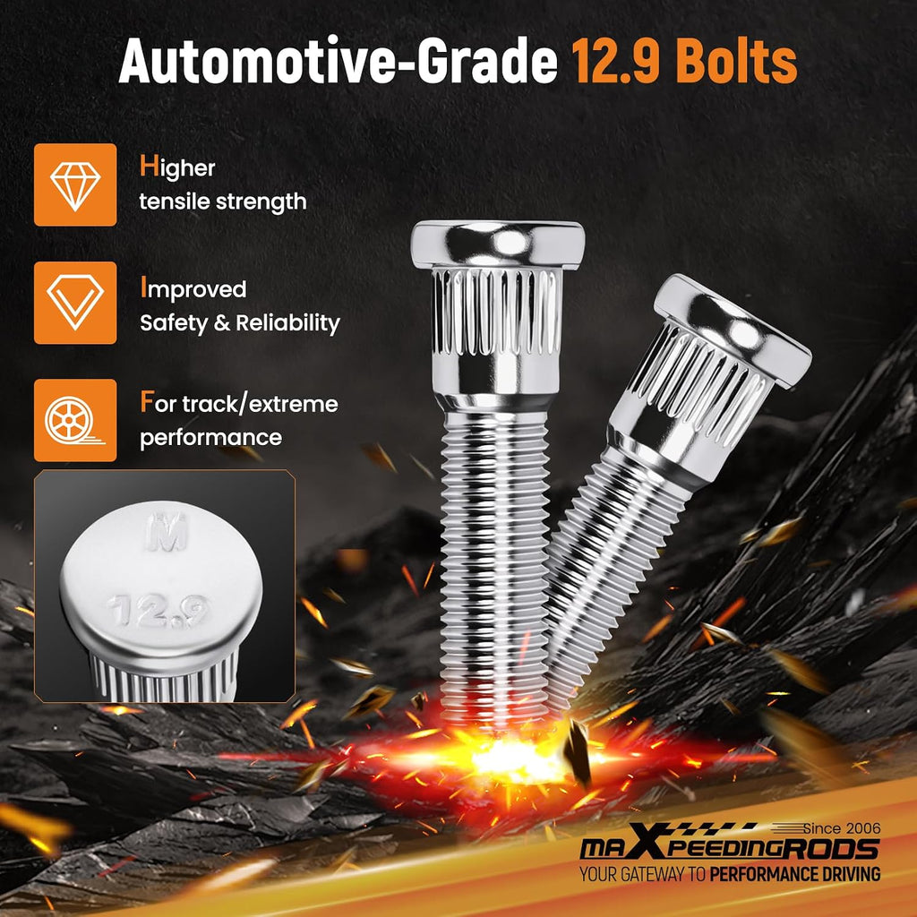 maXpeedingrods 2 Inch 6x5.5 Hubcentric Wheel Spacers for Chevy Silverado Sierra 1500, 6x139.7mm M14x1.5 Studs 78.1mm Hub Bore with Lip Forged Spacer for Tahoe, Suburban, Yukon 6 Lug
