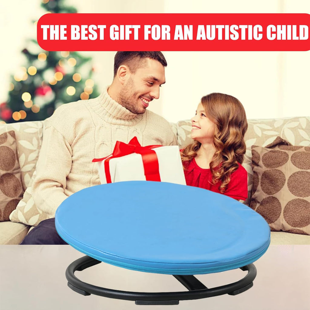 Spinning Chair for Kids Sensory Training - Soft Seat Cushions, Swivel Chair, Comfortable to Sit