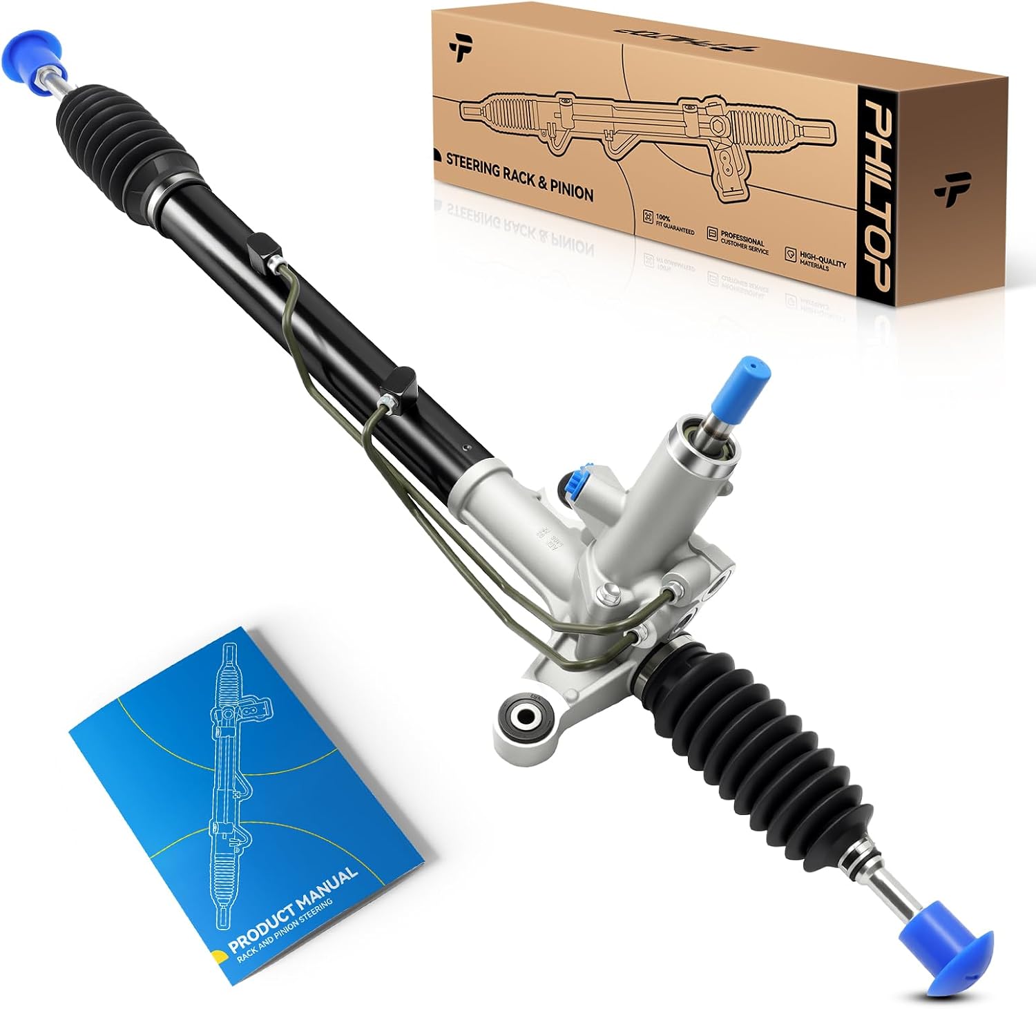 PHILTOP Hydraulic Power Steering Rack and Pinion Fit for 2006 2007 2008 2009 2010 Civic 1.8L Replace 262718