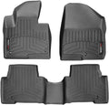 WeatherTech Custom Fit FloorLiners for Hyundai Santa Fe - 1st & 2nd Row (44440-1-2), Black