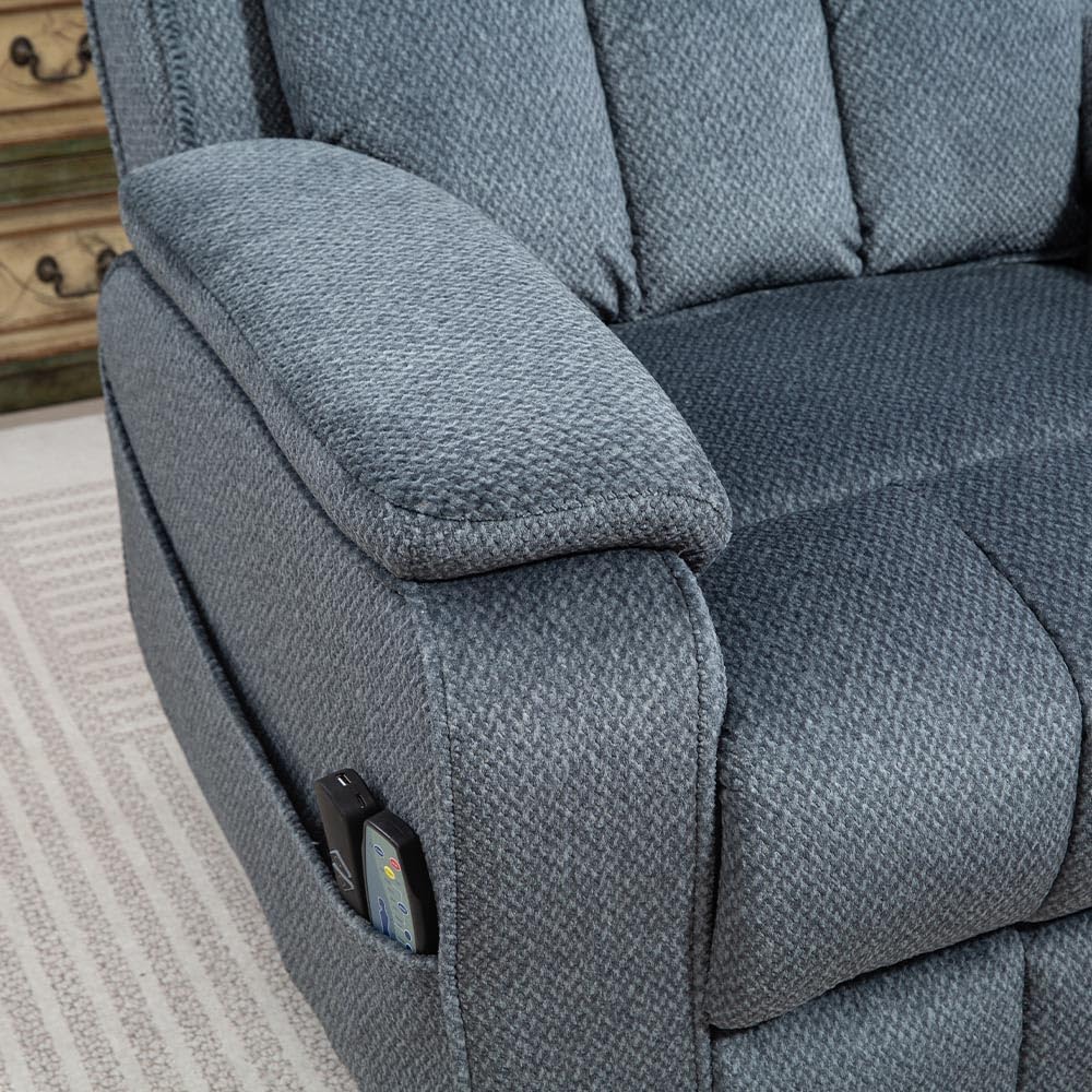 Lazy Boy Recliner Chair, Postoperative Recovery，Retractable 23'' Extra-Long Leg Support Lift Chair Hold up to 400lb，25.5'' Oversized Recliner seat for Big and Tall