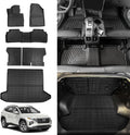 Rongtaod Floor Mats Compatible with 2022-2026 Hyundai Tucson Cargo Mat TPE Trunk Mat Cargo Liner All Weather Back Seat Cover Protectors 2025 Tucson Accessories (Backrest Mats+Trunk mat+Floor Mats)