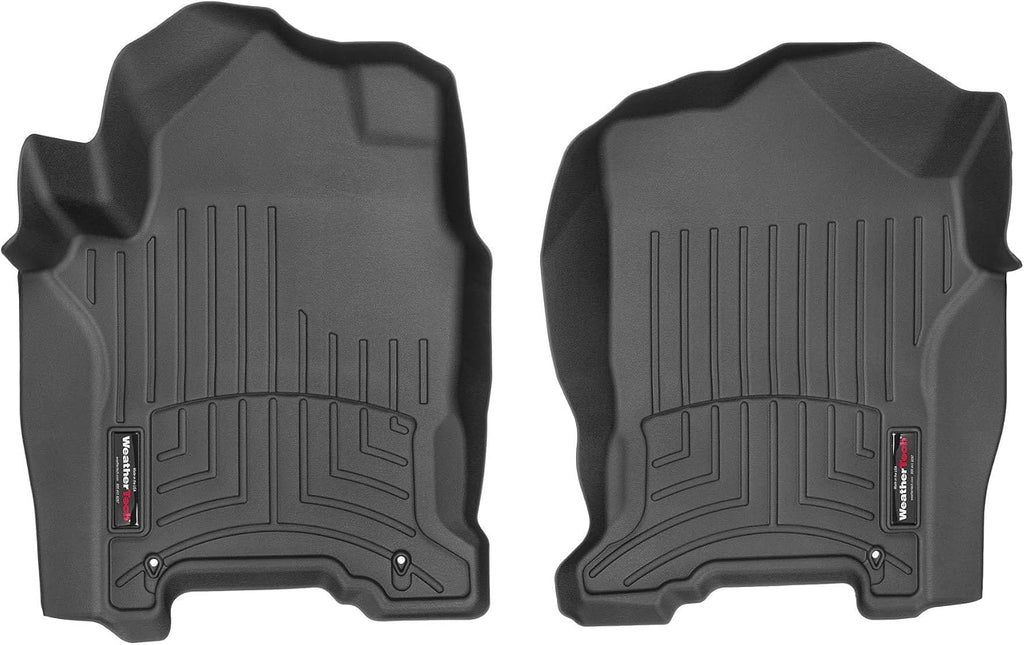 WeatherTech Custom Fit FloorLiners for Nissan NV Cargo, NV Passenger, NV Passenger - 1st Row (4411171V), Black