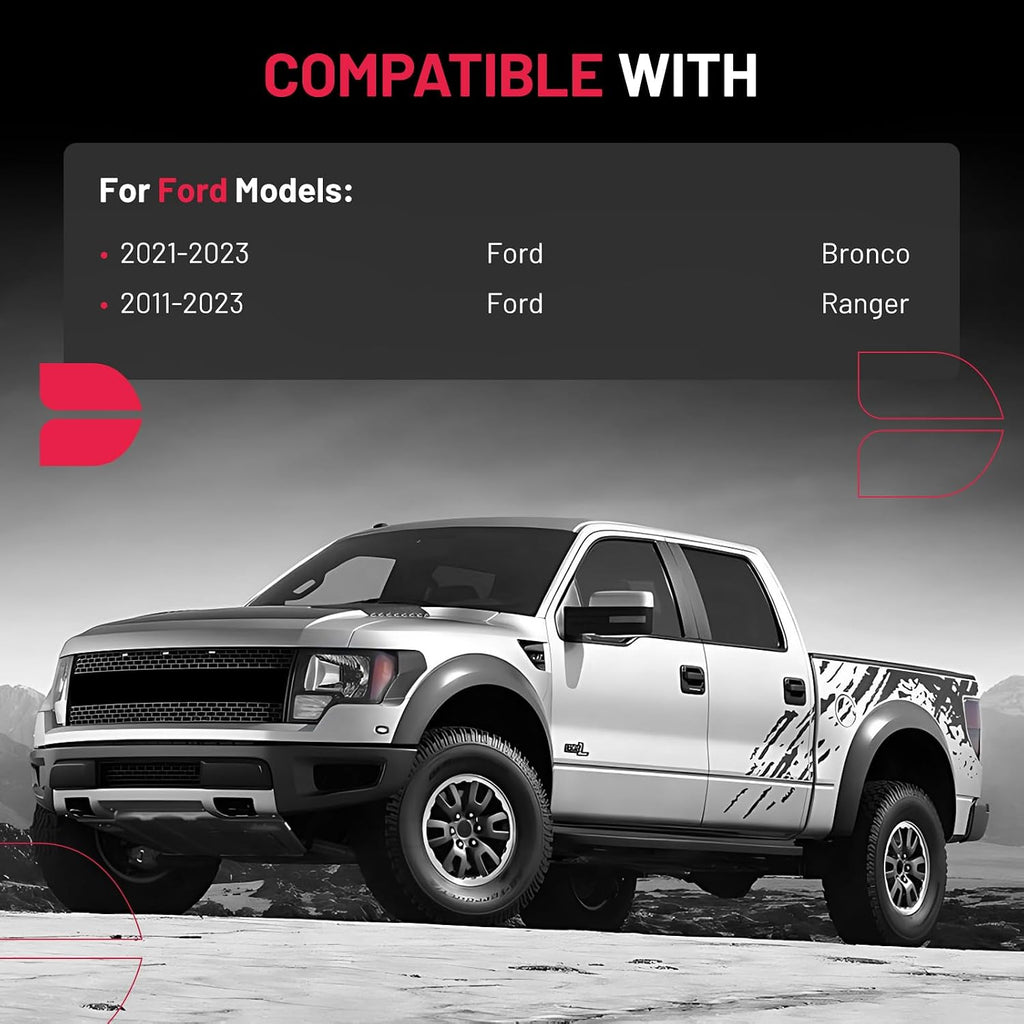 BDFHYK 6x139.7mm Wheel Spacers 1.25 inch 6x5.5 Hubcentric Wheel Spacer Compatible with 21-23 Bronco,11-23 Ranger, Forged 6 Lug Wheel Adapters M12x1.5 & 93.1mm Hub Bore, Set of 4